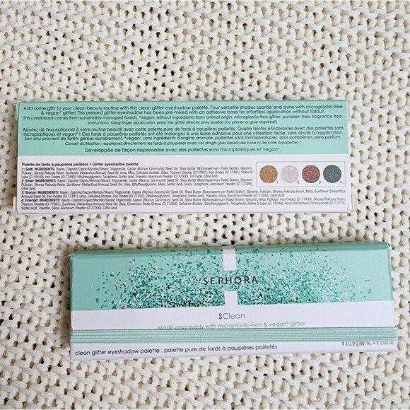Sephora clean glitter eyeshadow palette NEW - Picture 3 of 4